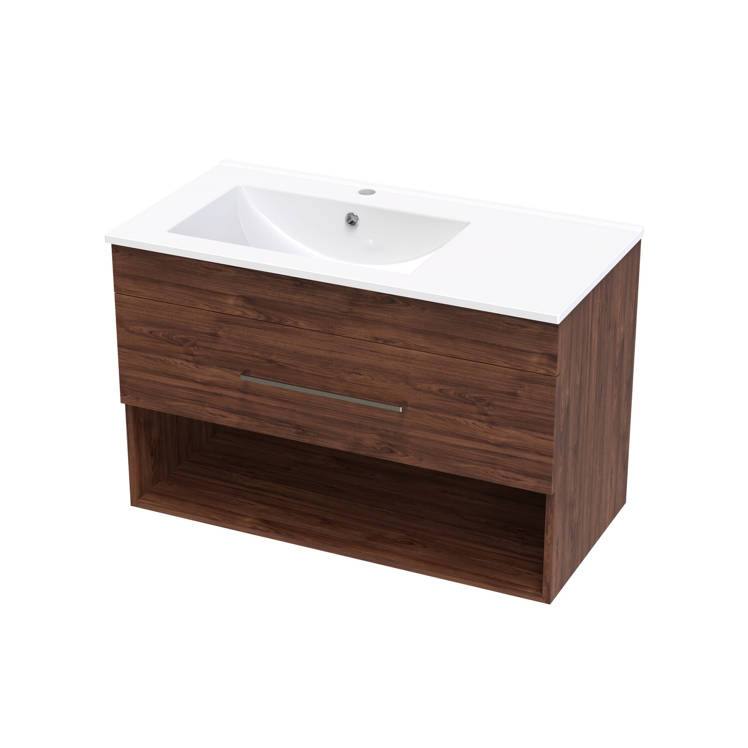Cashmere Valley 900 Left Hand Bowl Drawer Open Colour