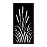 SmartScreen Bulrush Decorative Sccreen 900 x 1800 WPC Black
