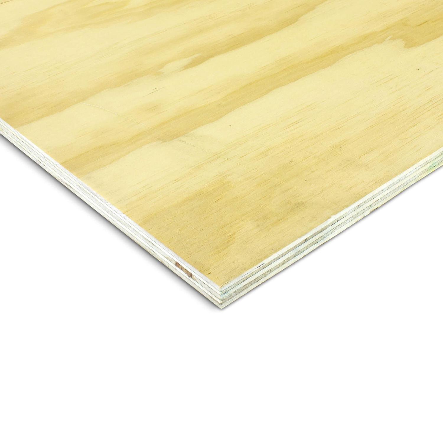 F14 CD unTreated Square Edge Structural Plywood 2400 x 1200 x 17mm Natural
