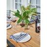 Outdoor Dining Setting Aluminium & Wood look Chairs