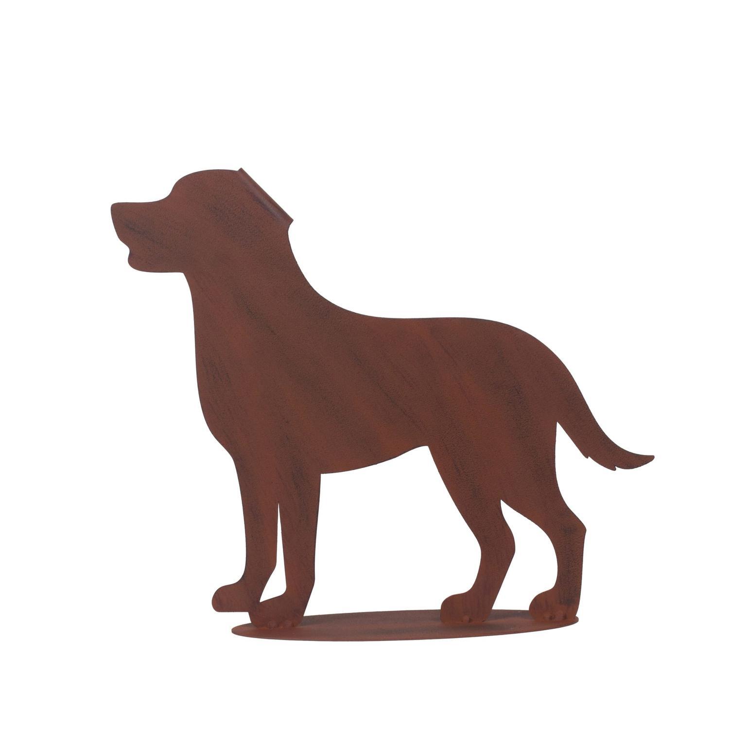 Metal Dog Garden Décor 28cm