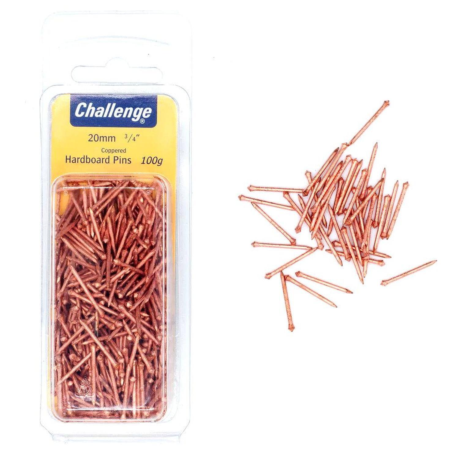 Hardbind Pin Challenge | Hardboard Pins 20mm Copper Plated | Mitre10