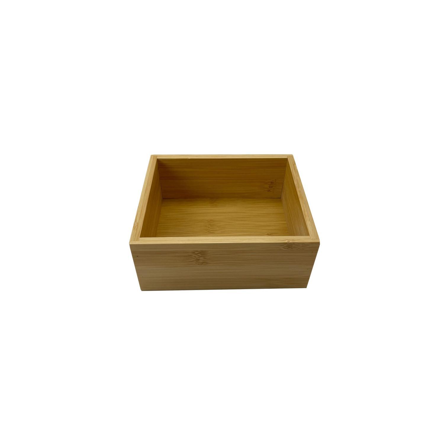 Drawer Organiser Bamboo 128 mm