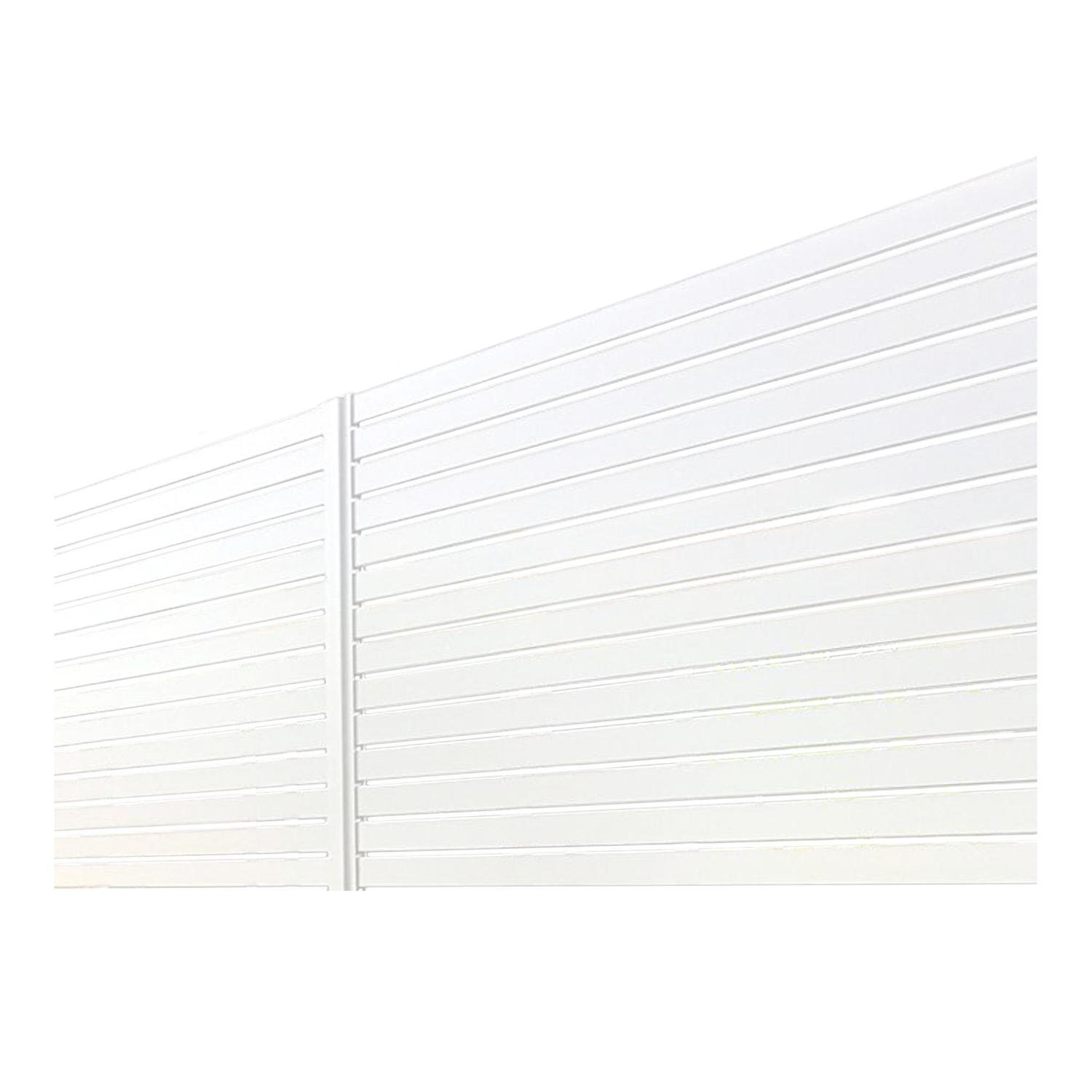 65mm Slat Panel Pack W: 1800mm, H: 1800mm White
