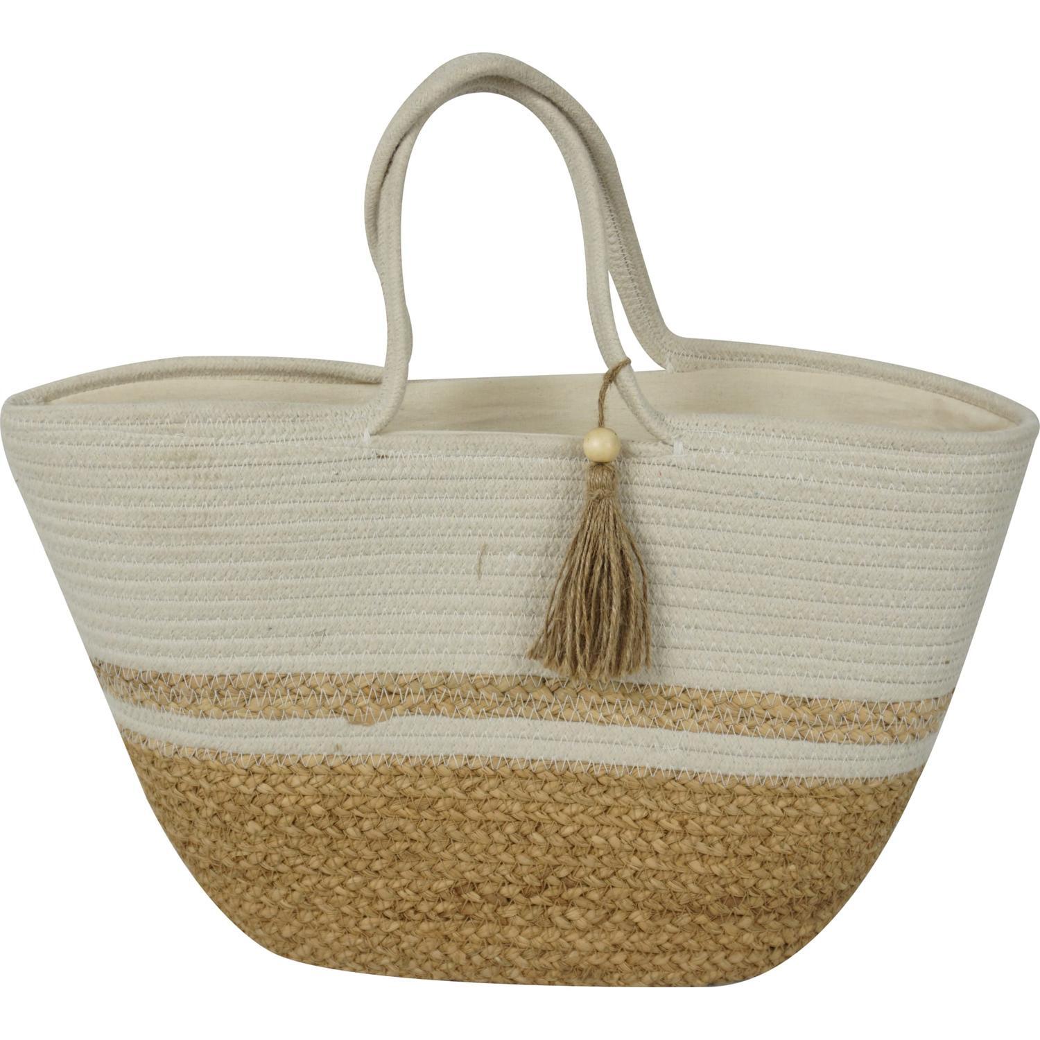 Beach Bag Shell White