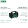 Bosch 18V Cordless Electric Air Pump Compressor Portable 20 PSI Without Battery (PAO 18V-20)