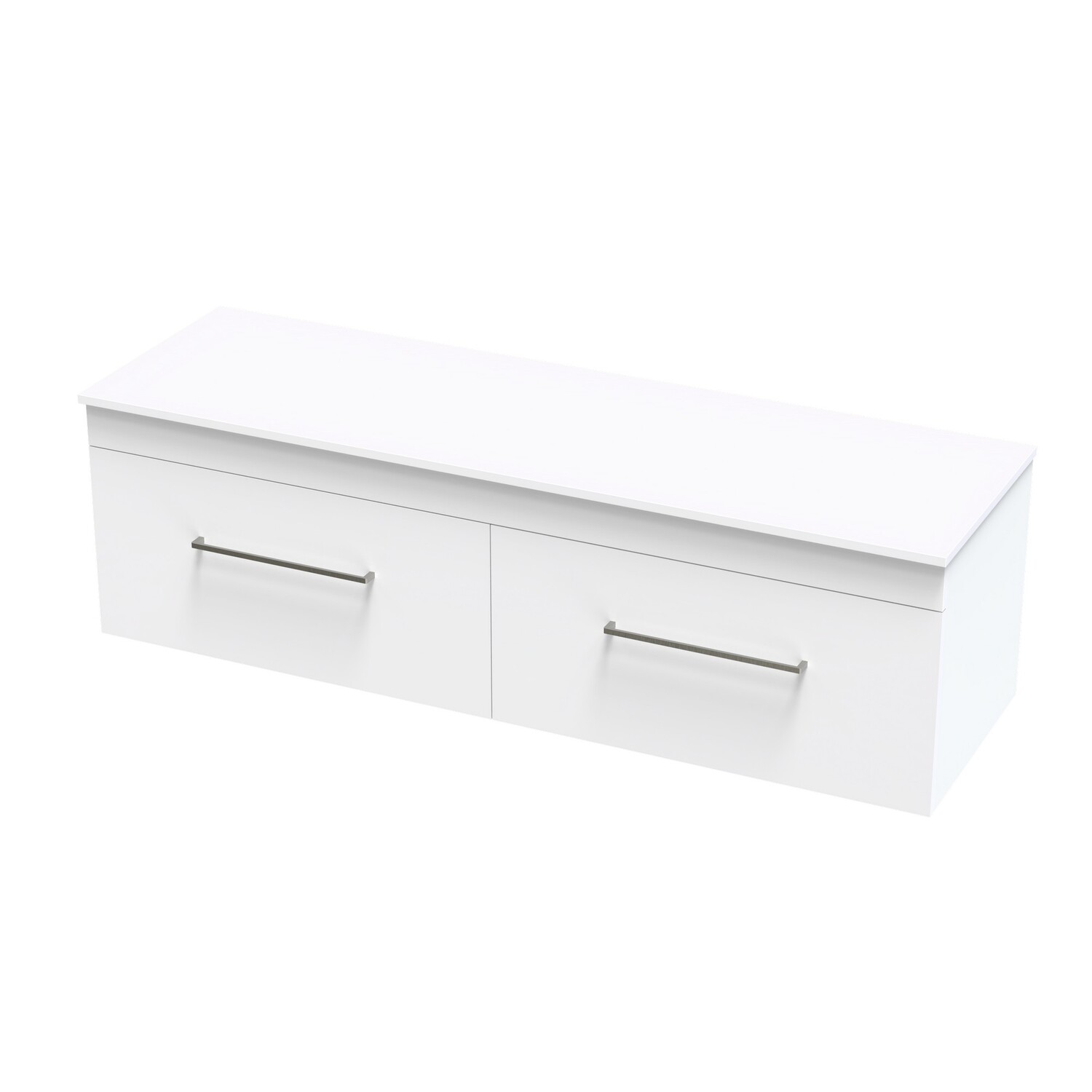 Cashmere Pro Single Drawer Double Bowl Wall Hung Vanity
