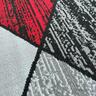 Zarin Rug W: 1000mm, L: 1500mm Geo Grey/Red