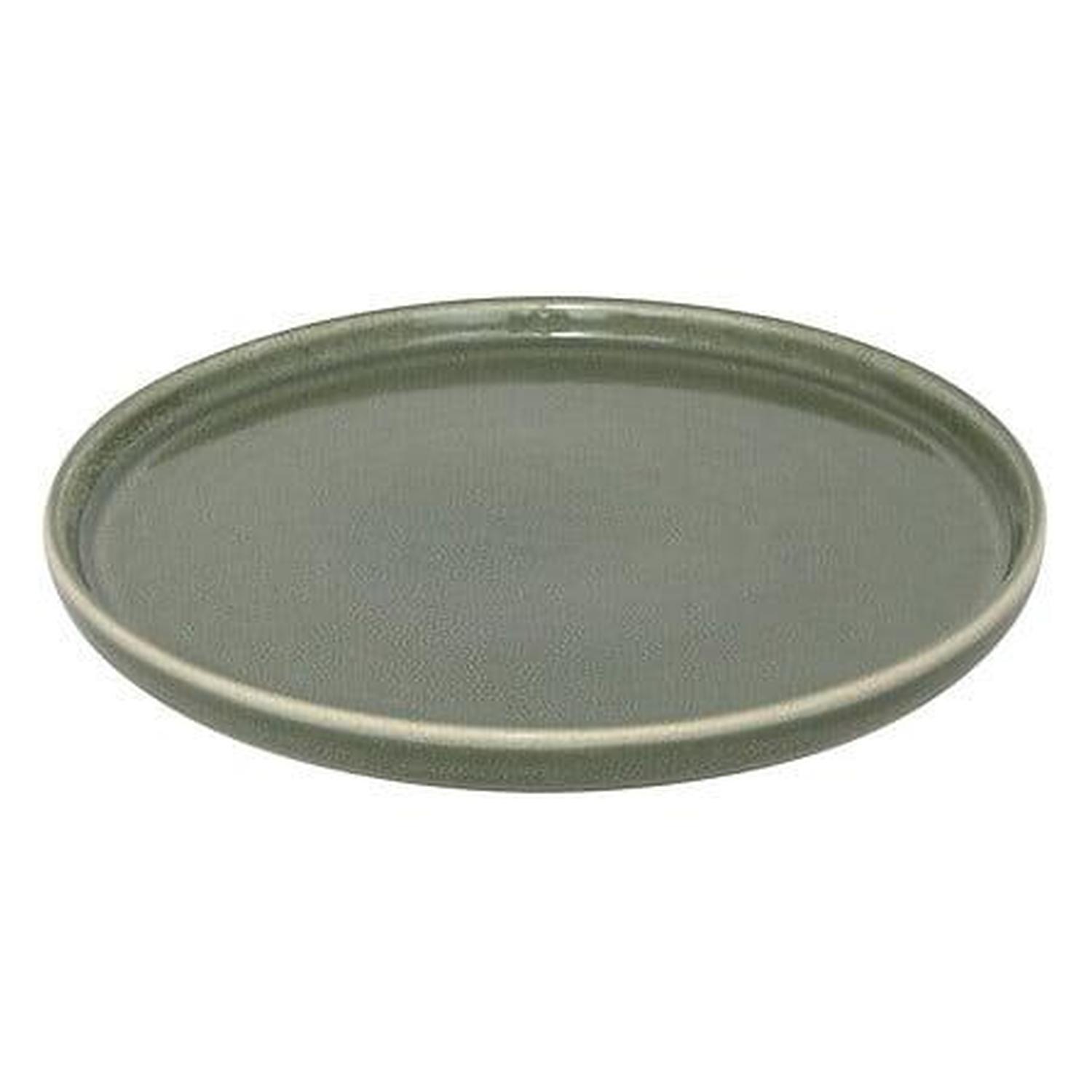 Dessert Plate Terre Inconnue 30 x 18cm Kaki