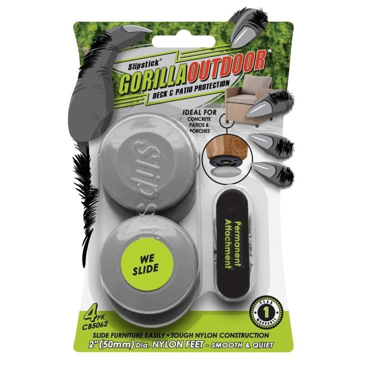 Round Screw-On Nylon Glides 50mm
