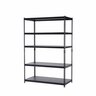 5 Shelf Unit H: 1832mm, W: 1220mm, D: 610mm Black