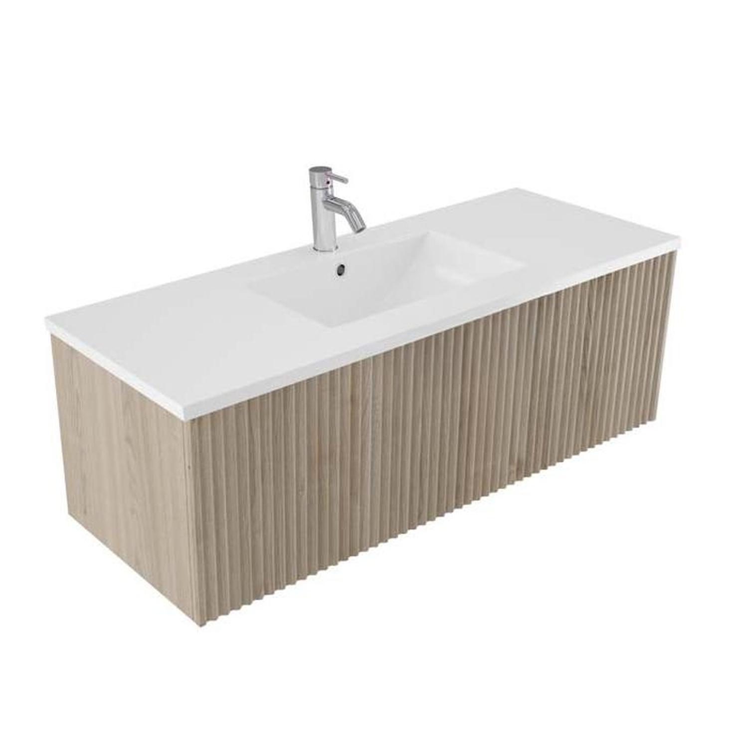 Wave Wall Hung Vanity 1200mm Legna
