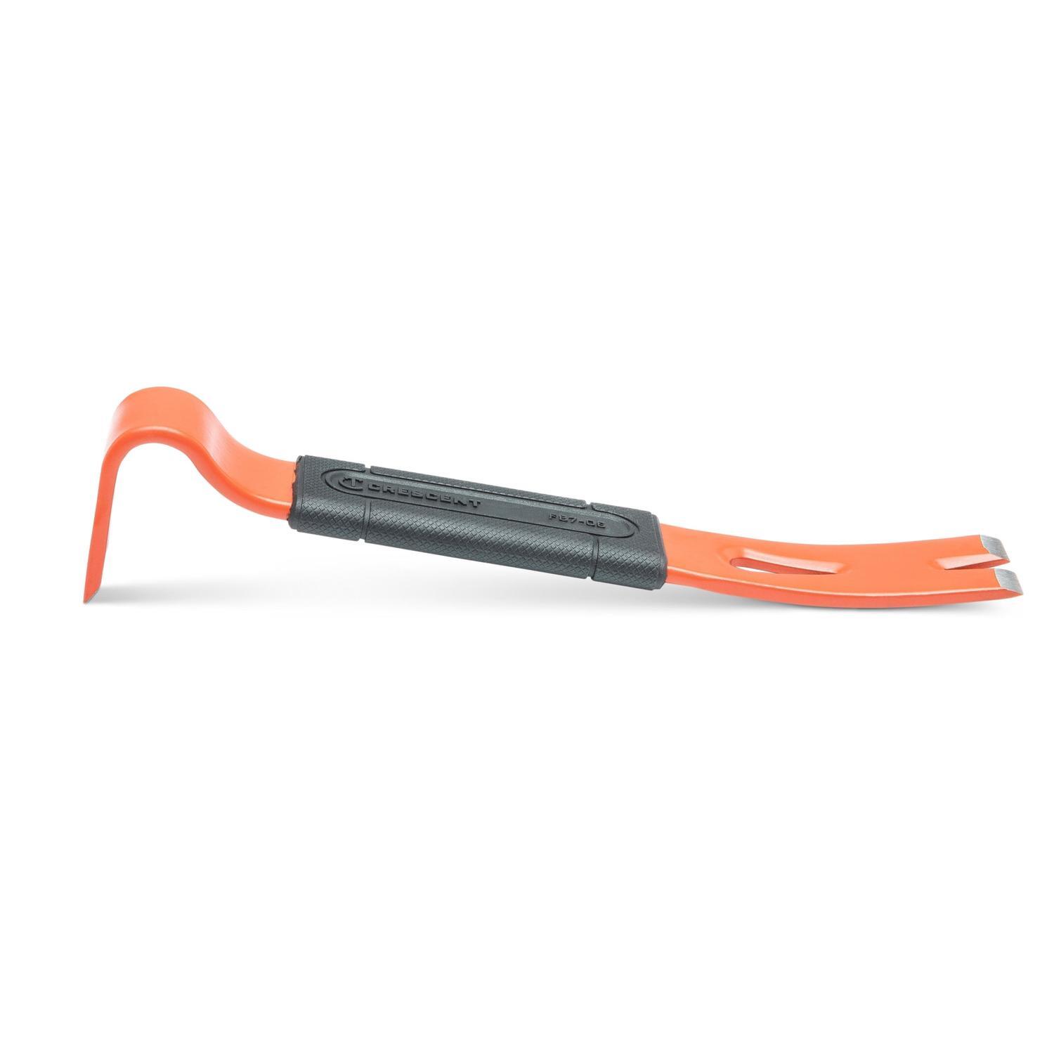 Flat Pry Bar With Grip 178mm Orange