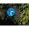 Kiwiana Corrugate Wall Art Kingfisher 45cm