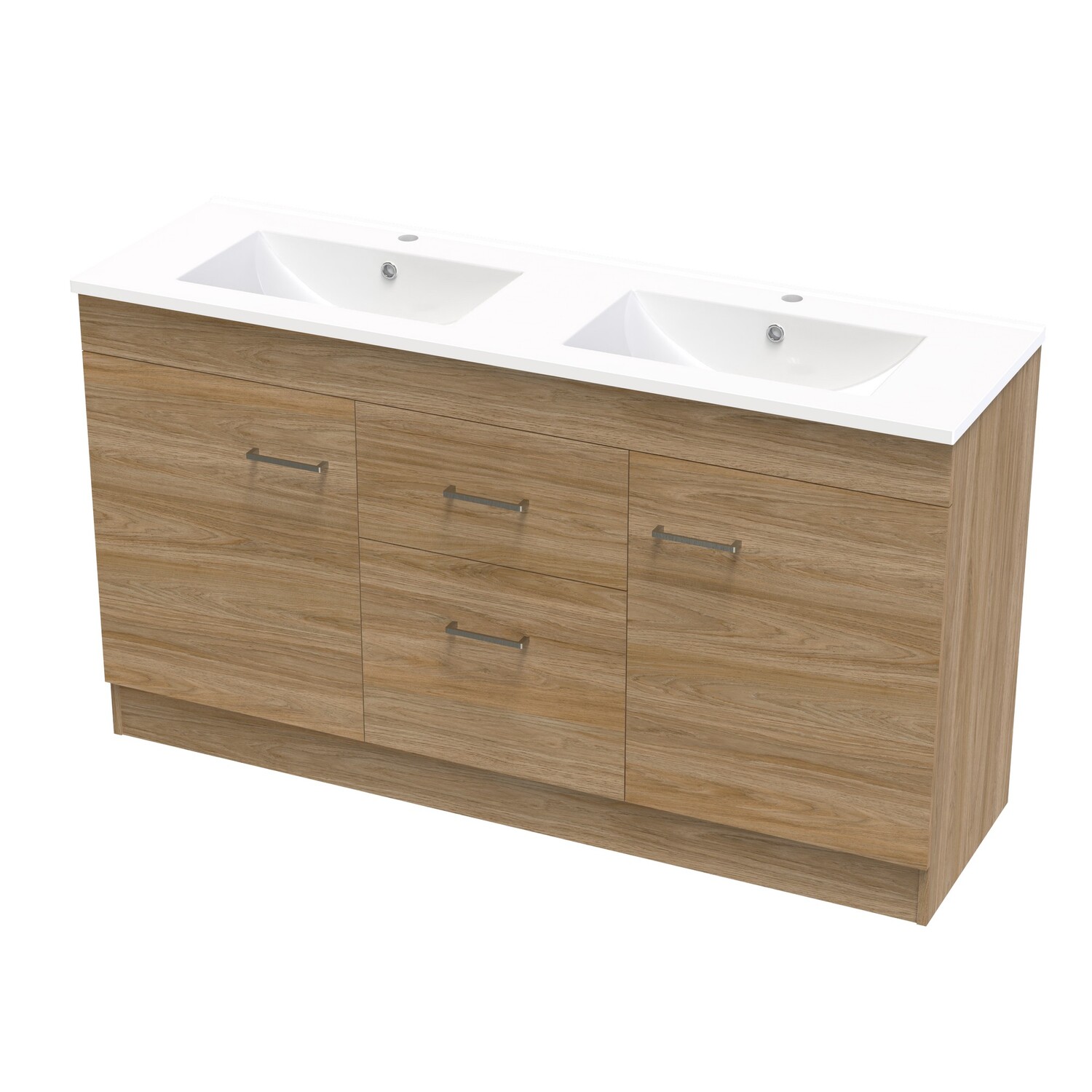 Cashmere Double Bowl Classic Floor Standing Vanity
