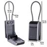 Key Safe Nextgen Wallmount Cable Master Black/Grey