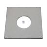 Opti Ceiling plate 30 x 540 x 450 mm Polished Stainless Steel