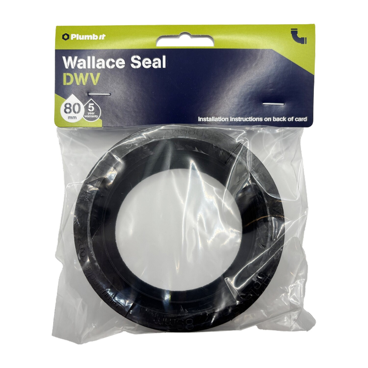 DWV Wallace Seal 80mm Black