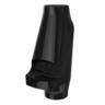 Curve Leaf and Debris Diverter 80mm Black