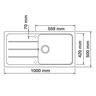 Single Bowl & Drainer Sink