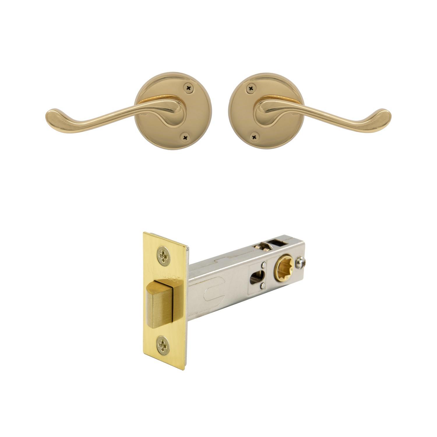 York Passage Set Polished Brass