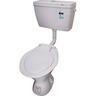 Loline Side Inlet Toilet Suite (P) H:925mm W:500mm D:670-730mm White