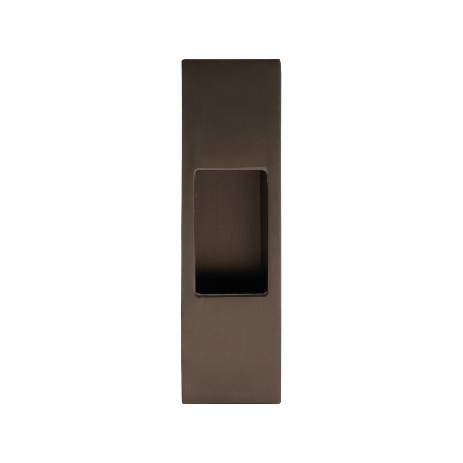 Sliding Door End Pull Zinc Cocoa Bronze