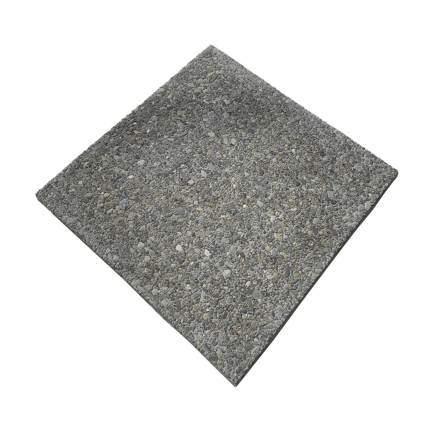 Concrete Paver L: 600mm, W: 600mm, D: 40mm Exposed Aggregate Natural