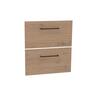 Floor Standing Vanity Cabinet Drawer Front Set 600mm French Oak