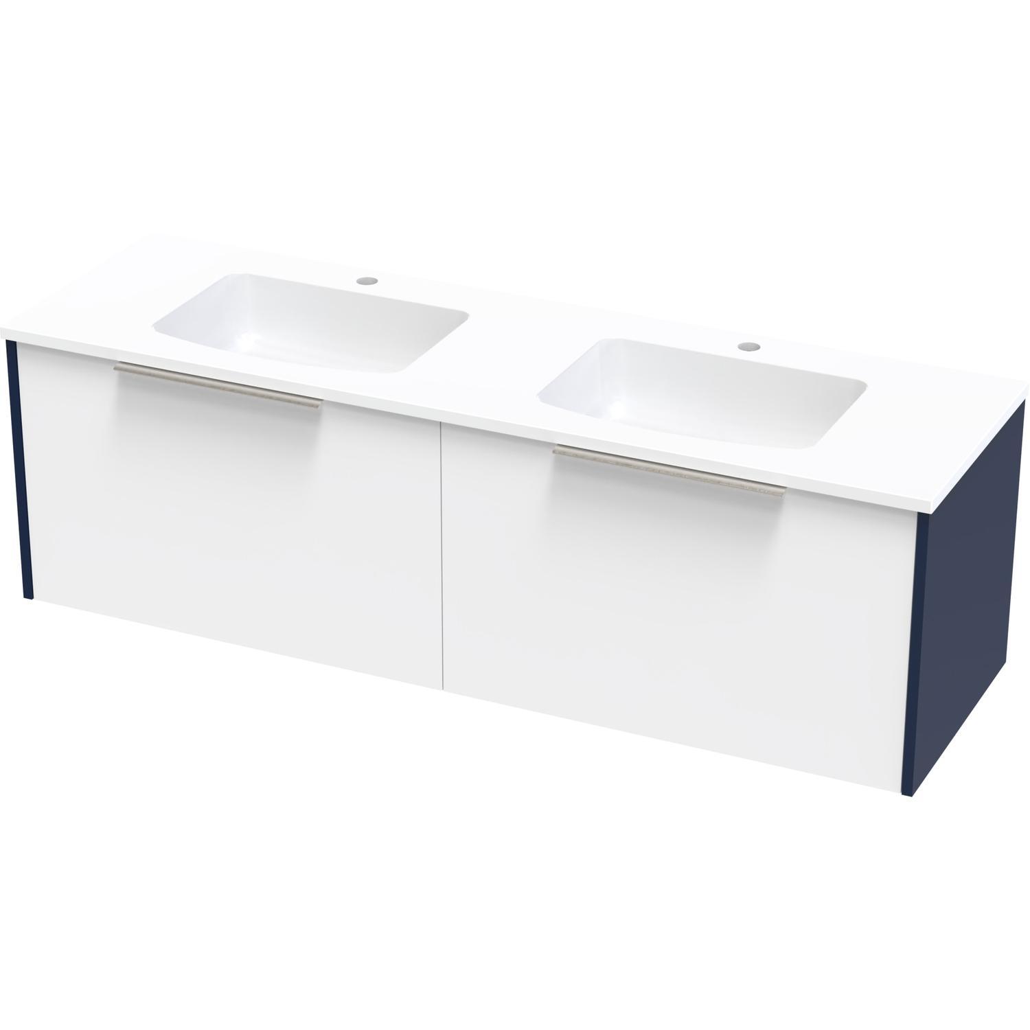 Nikau Grove 1500Db Single Drawer Ultra Gloss White/Colour