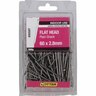 Flat Head Nails 60 x 2.8mm 500g Bright