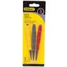 Contractor Grade Nail Punch Set 3 Piece Red, Yellow and Grey