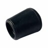 Rubber Chair Tips Pack of 4 16mm Black