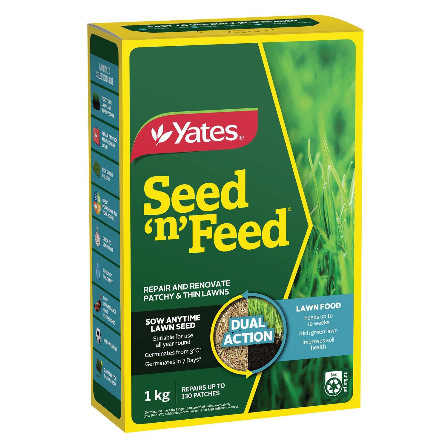 Yates Lawn Seed'n'Feed 1kg