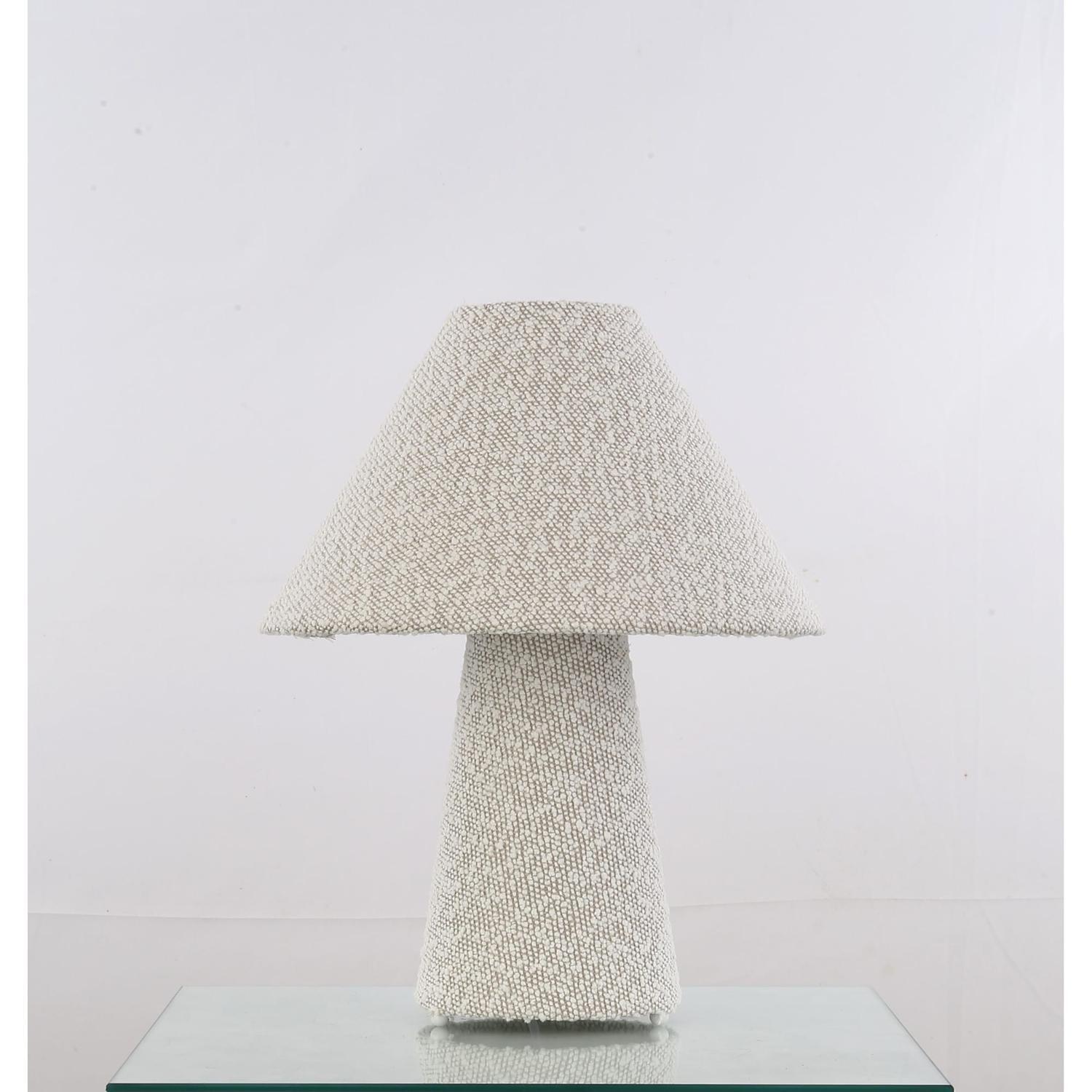 Boucle Table Lamp H: 390mm, Dia: 300mm Beige