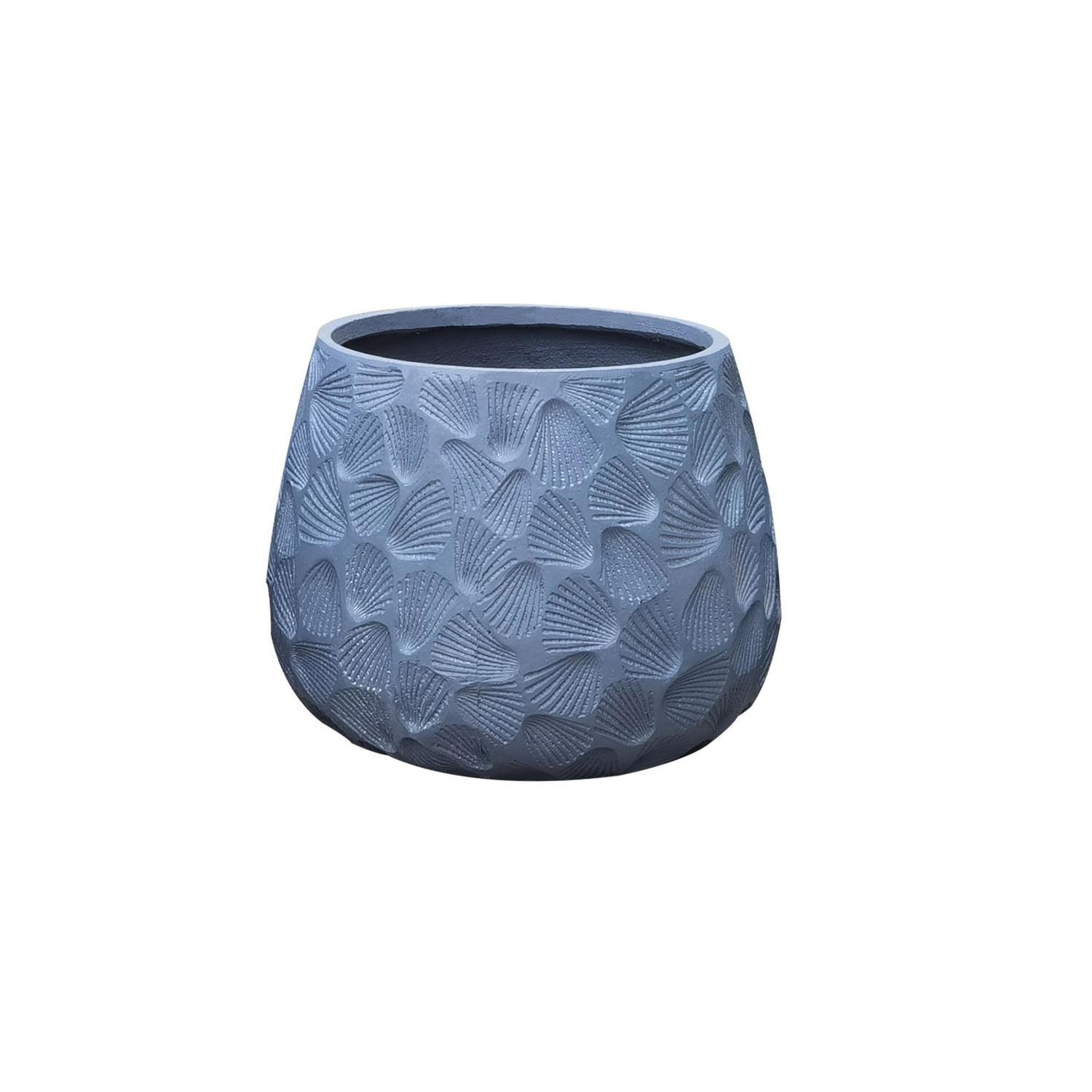 Aquatic Lightweight GRC Pot Small Shelled Rocaille D: 32cm x H: 25cm