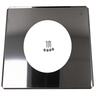Angled Ceiling Plate 30° Degrees Polished Stainless Steel