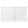 Valla Series Diagonal Driveway Gate H:1800mm x W:1500mm White