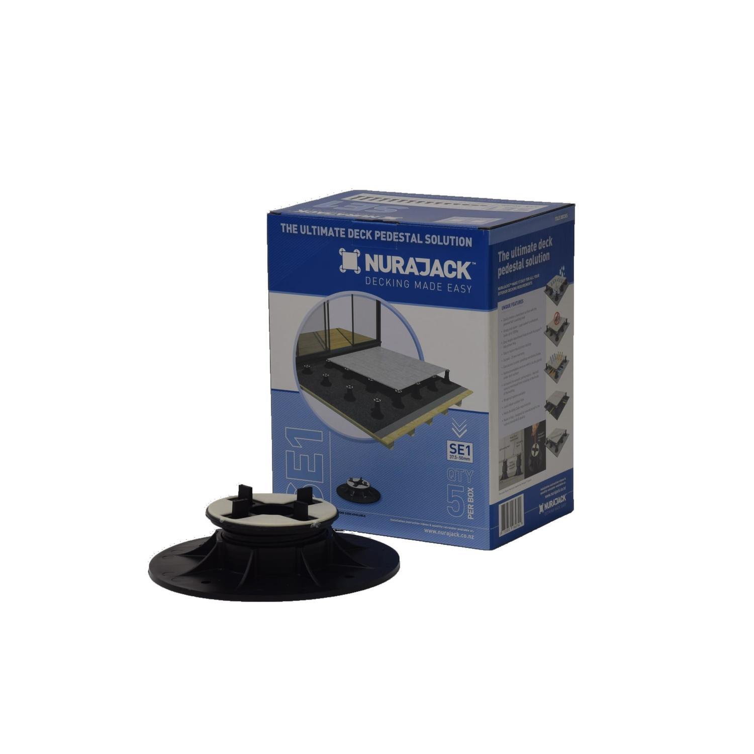 Tile Se01 37.5-50mm 5 Pack Black