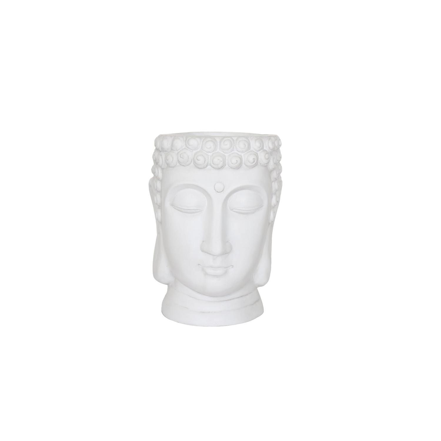 Buddha Planter White Medium