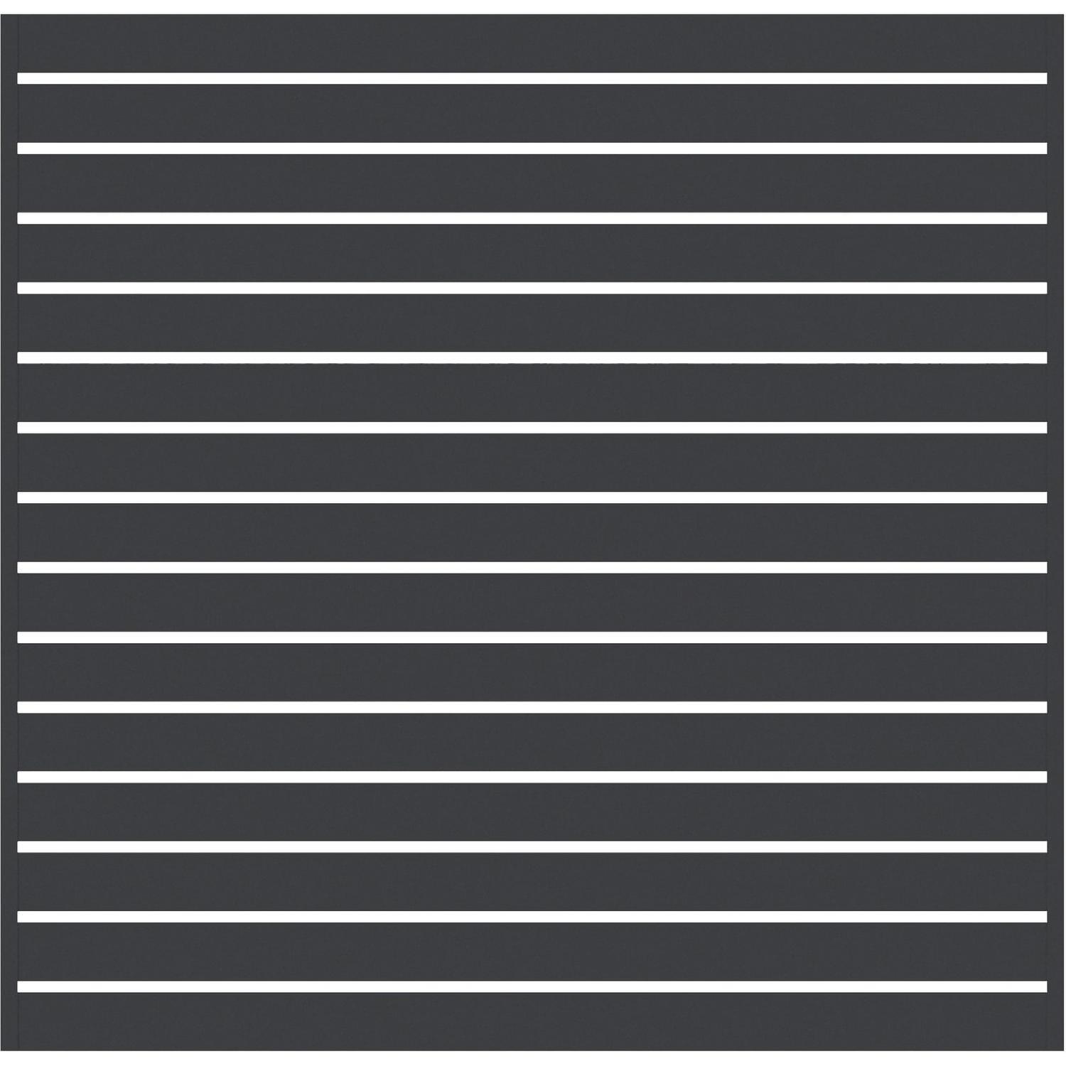 VistaWall Horizontal Slat H: 1800mm x W: 1800mm Thunder