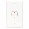 Switch 1 Gang 35A with Loop 240 Volt White
