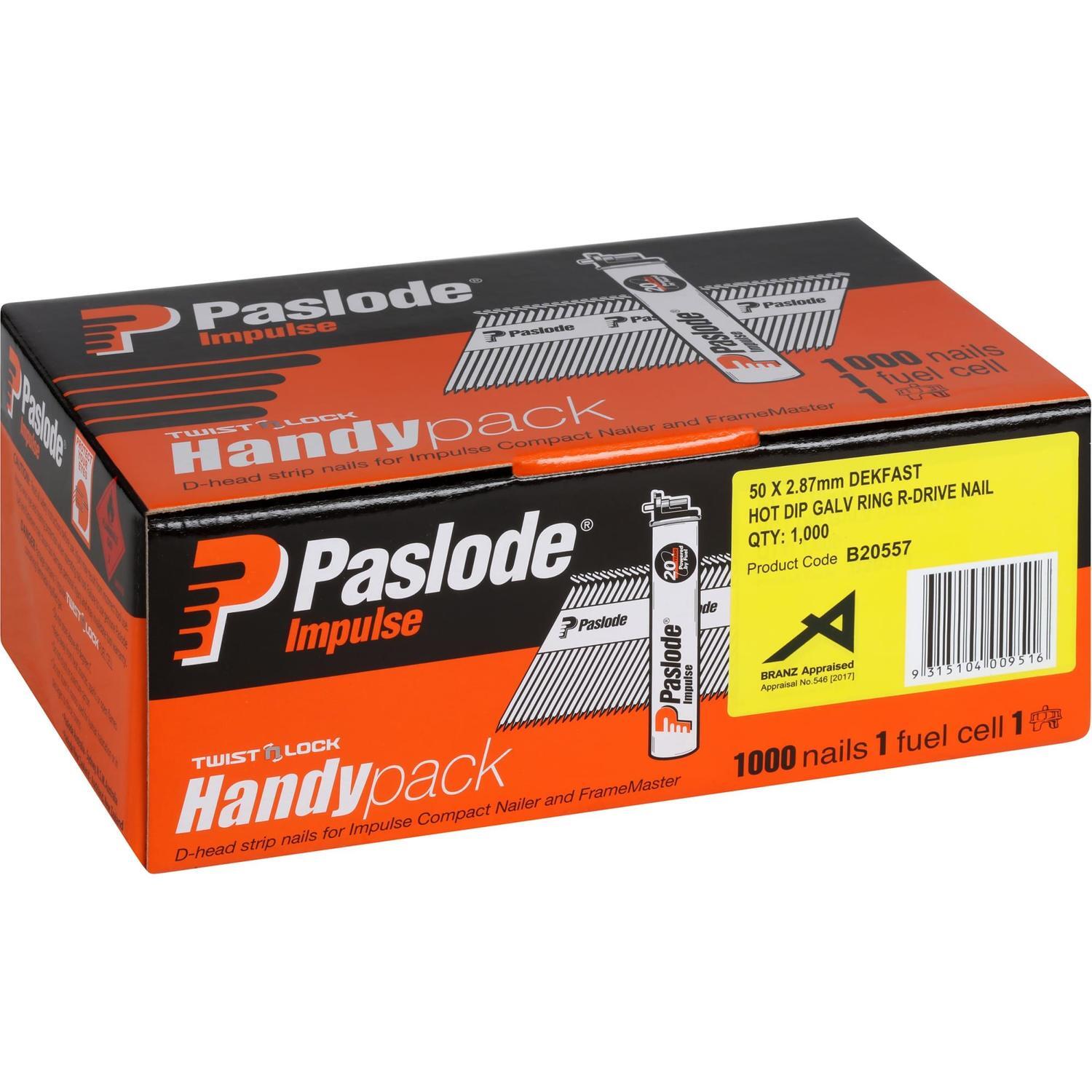 Collated Nails DekFast Handy Pack with Fuel Cell