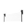 Folding Frame Clothesline 16m Black
