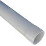 DWV Pipe 100mm x 5.8m Socket End  Light grey