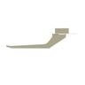 Window Handle Wedgeless High Profile Left Hand  Off White