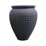 Urn Cement Waffle Pot M Grey
