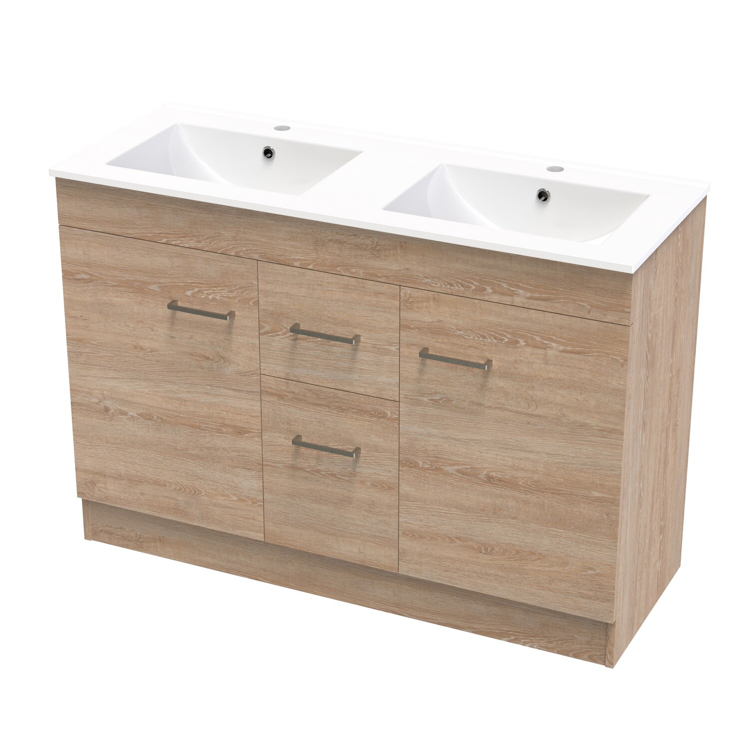 Cashmere Double Bowl Classic Floor Standing Vanity