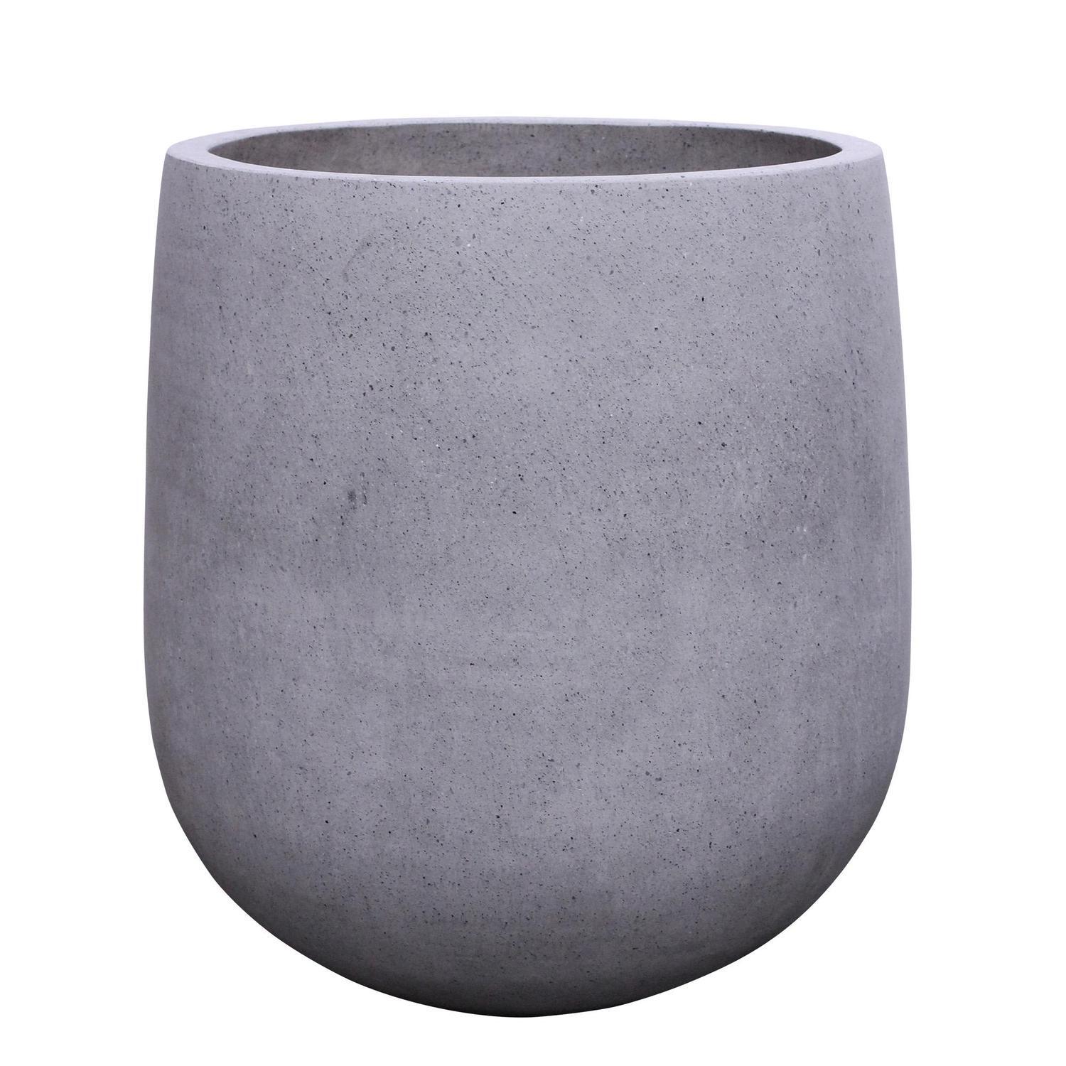 Tall Tulip Pot Small Grey