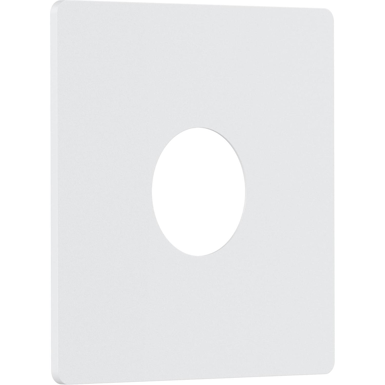 Round Faceplate  White